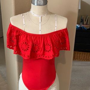 Off the shoulder bodysuit